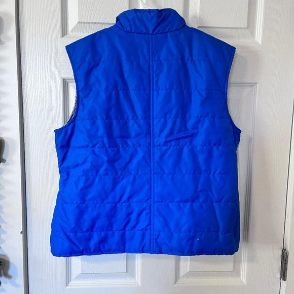 Talbots Women's Lightweight Nylon Vest, Royal Blue, Medium - Picture 3 of 4